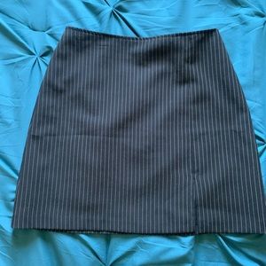 Eye Candy pinstripe mini pencil skirt